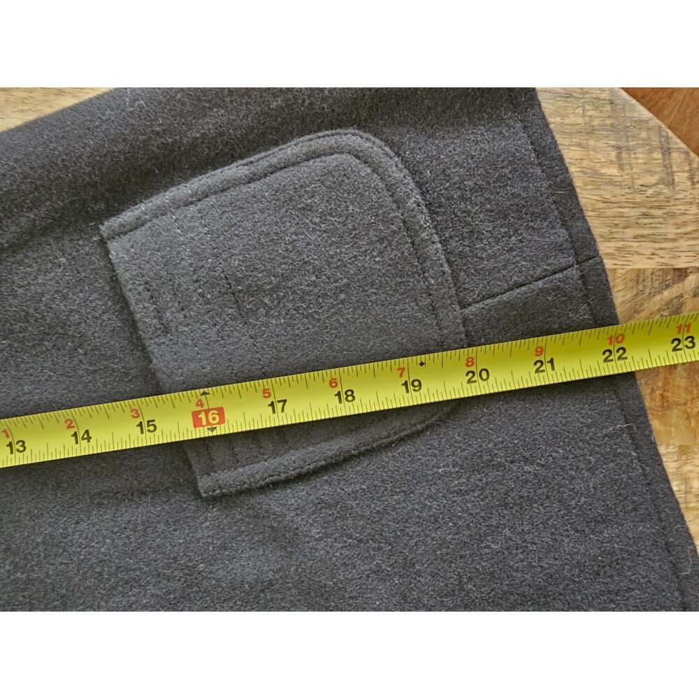 Old Navy Women’s Black Two Button Open Front Wool… - image 10